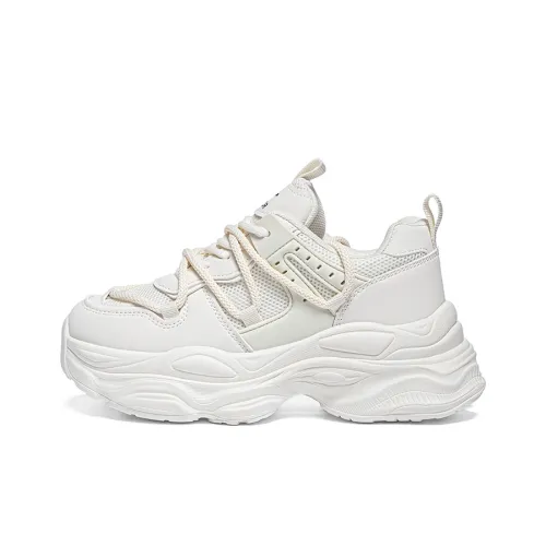 Warrior Lightweight And Breathable Low Top Casual Shoes Women's Beige