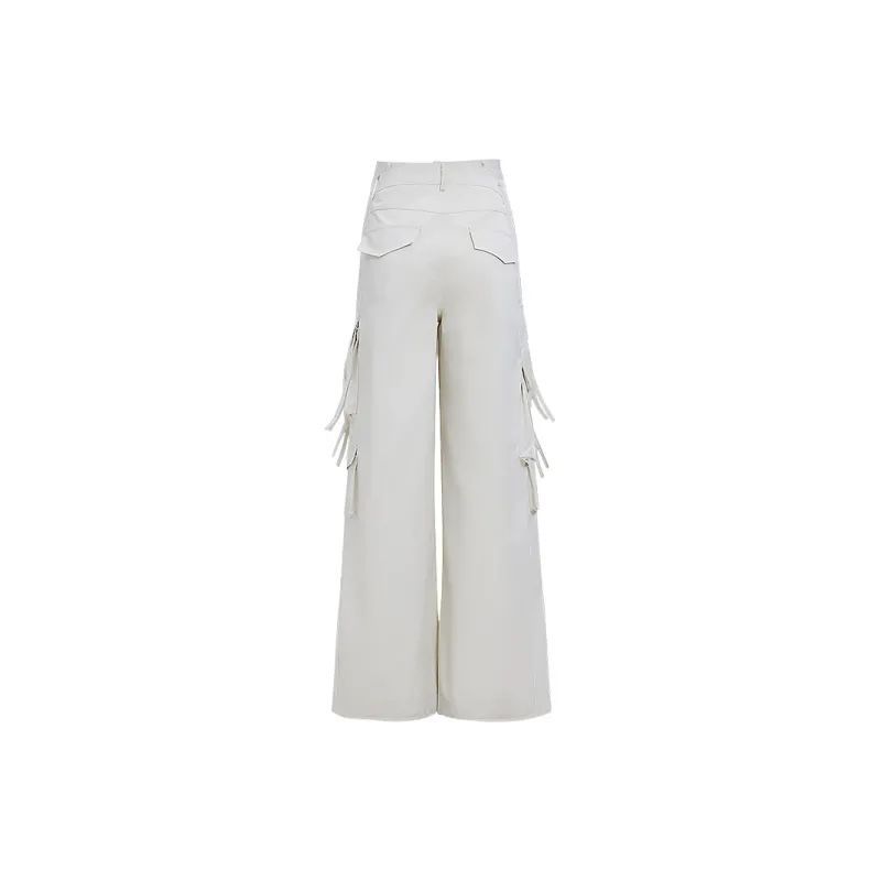 Wen Shan Casual Pants Women's Apricot-1