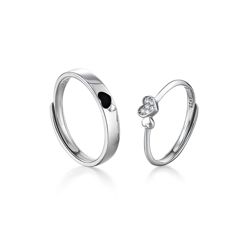 KADER S925 Silver Rings Unisex Silver White-0