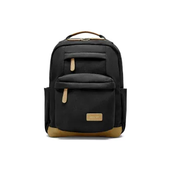 JOSINY Fabric Backpack Tubas Unisex Black/Ecru