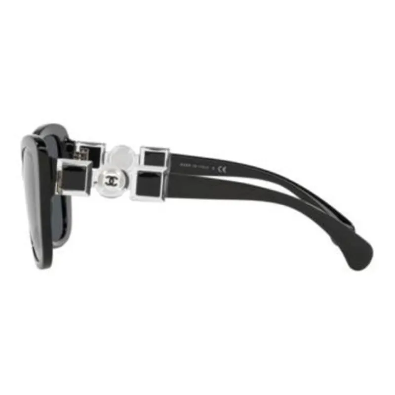 CHANEL Butterfly Sunglasses Women's Black-2