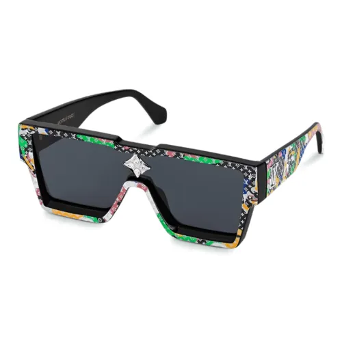 LOUIS VUITTON Cyclone Mask Sunglasses Multicolor Z2031E