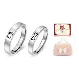 Forever Yours Couple Rings[925 Sterling Silver]+Sweet Box