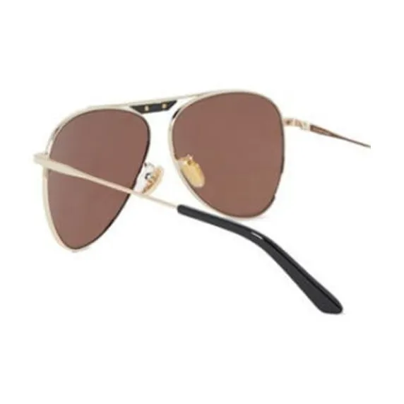 Balenciaga Aviator Sunglasses Men's Gold-3