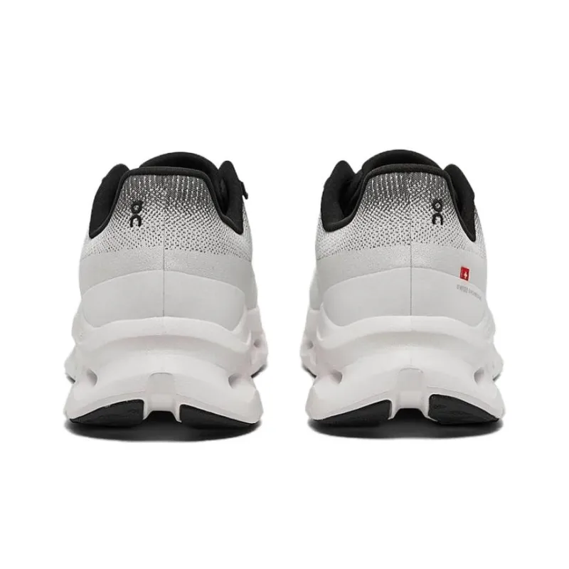 On Cloudtilt Cushioning Wear Resistant Low Top Casual Shoes Men's White Black-3