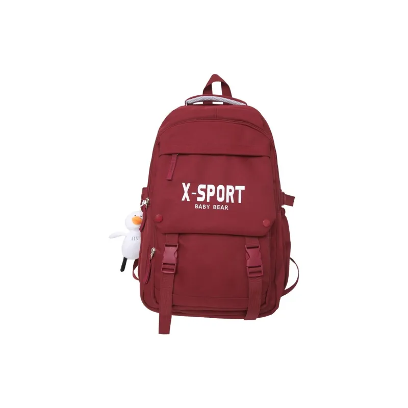 BALANG Nylon Backpack Regular Unisex Black/Khaki/Burgundy/White/Blue-5