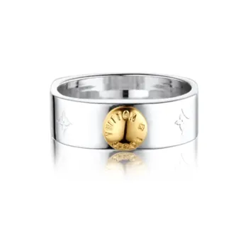 LOUIS VUITTON 2019 Tone Nanogram Ring Costume Ring
