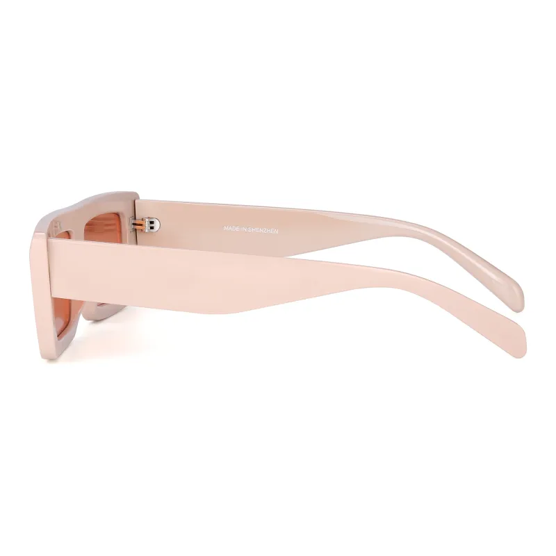 SUYAN TR/Memory Plastic Square Sunglasses Unisex-11