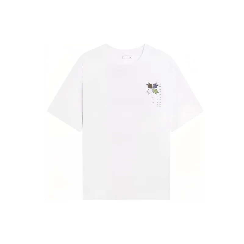 LiNing Sports Trend Series T Shirt Unisex White-1
