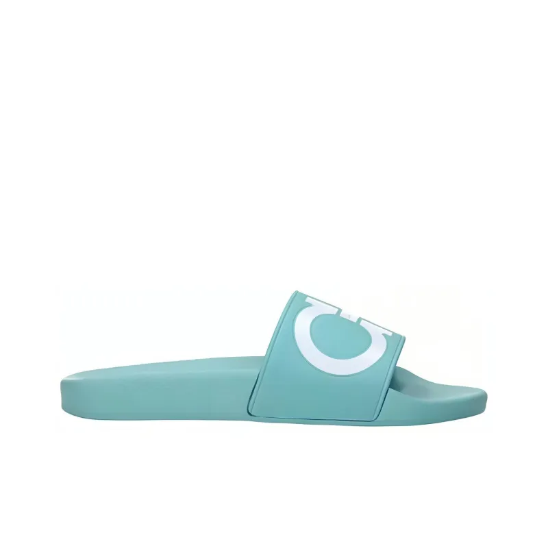 FERRAGAMO Slide Slippers Women's Blue-1