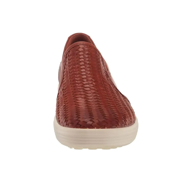 Ecco Low Top Skateboard Shoes Women's Brown-3