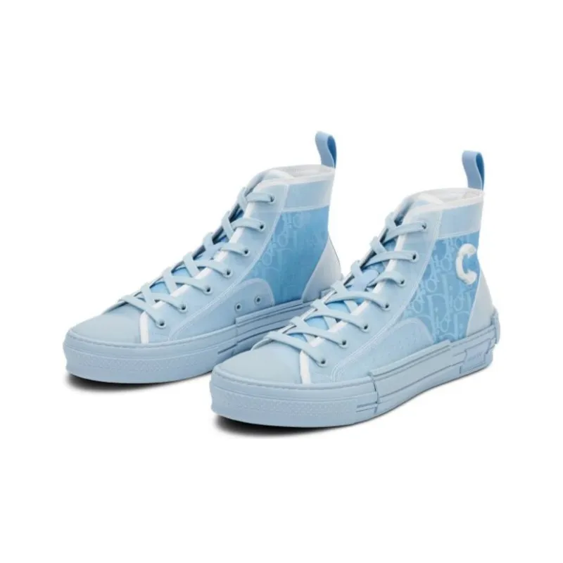 DIOR B23 High Top Daniel Arsham Light Blue-3