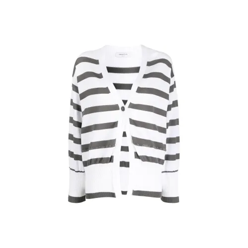 Fabiana Filippi Bead-detail Striped Cardigan