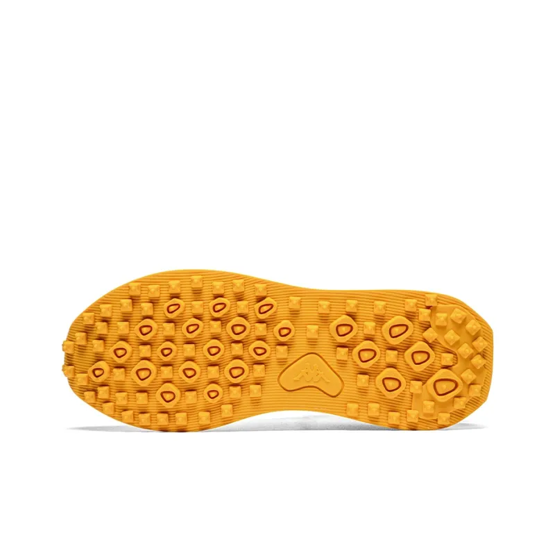 Kappa Slip Resistant, Abrasion Resistant, Breathable Low Top Casual Running Shoes Unisex Beige Yellow-6