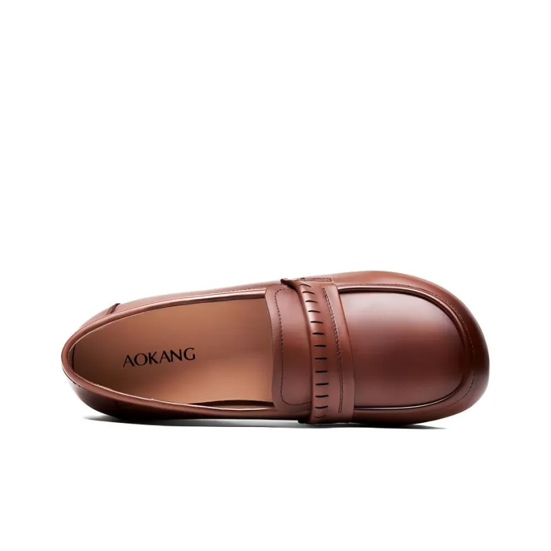 AOKANG Loafers Women's Black, Brown-6