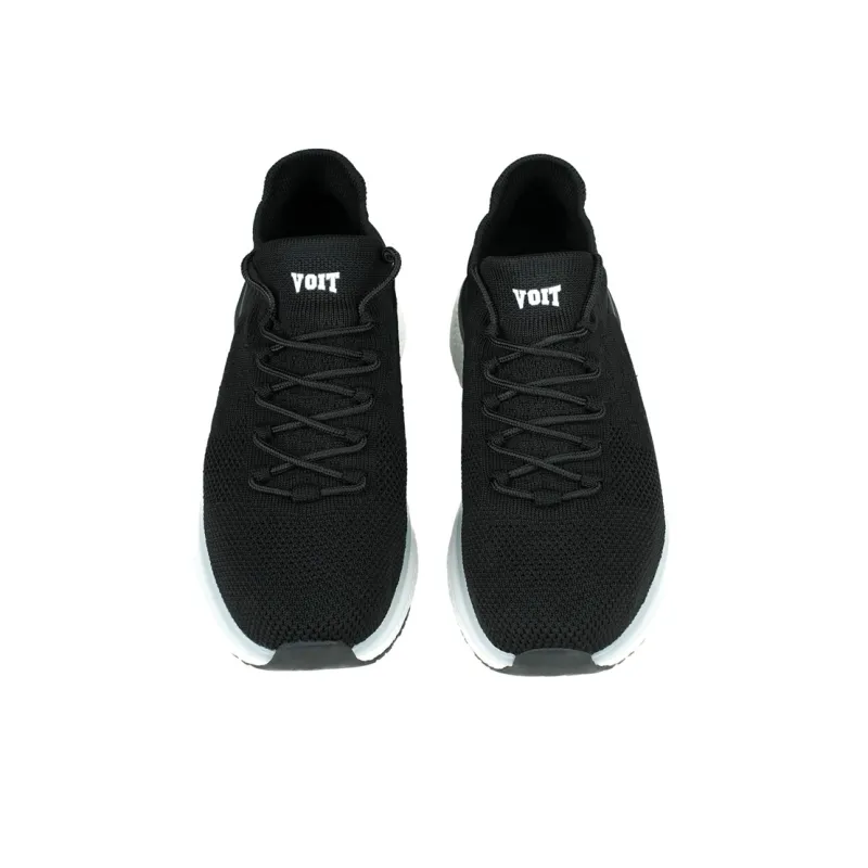 VOIT Walter Cushioning Coverage Rebound Abrasion Resistant Breathable Slip Resistant Low Top Casual Shoes Unisex Black-3