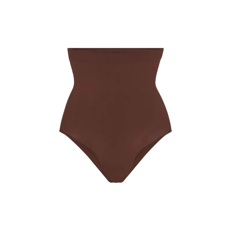 SKIMS SEAMLESS SCULPT HIGH-WAISTED BRIEF Underpants Women's 1 Pack COCOA/Cocoa-0