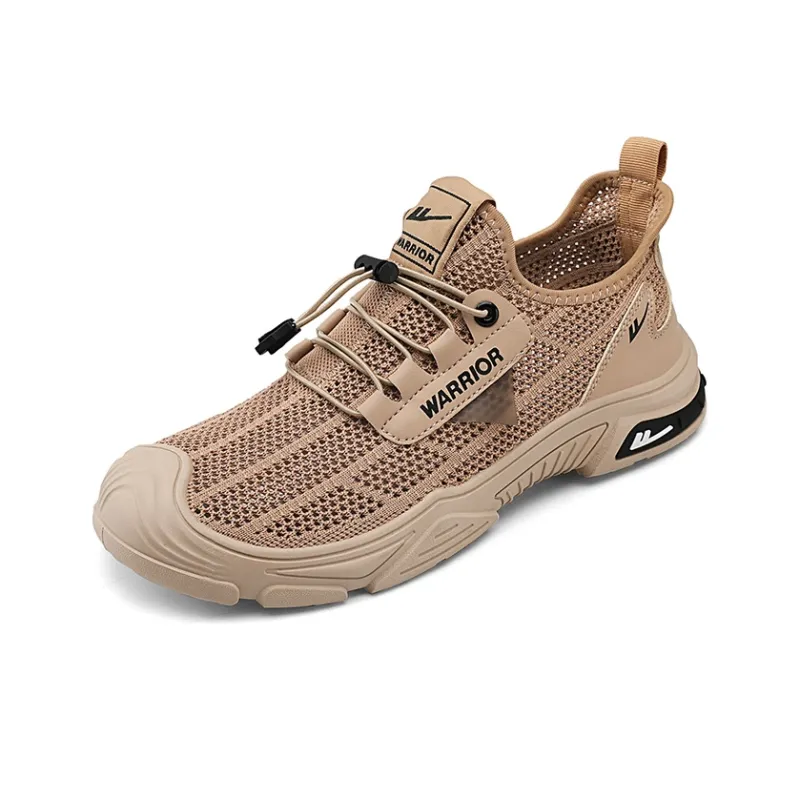Warrior Breathable And Lightweight Low Top Outdoor Shoes Men's Beige-8