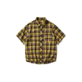 Yellow/Brown Checked