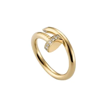 CARTIER 18k Gold Diamonds Rings Unisex