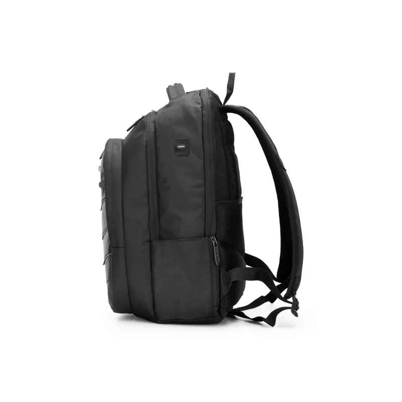 Traveler's Choice Fabric Commute Backpack Unisex Deep Sea Blue/Subtle Grey/Starry Black-2
