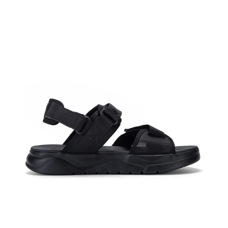 Kappa Jungle Lion Collection Beach Sandals Unisex Black-1