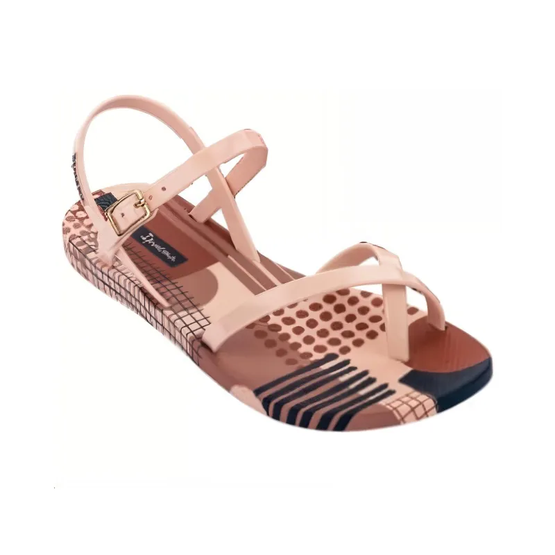 Ipanema SAND XI Beach Sandals Women's Black Brown Pink-1