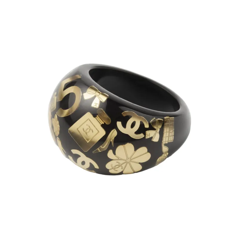 CHANEL Rings Women's Black-1