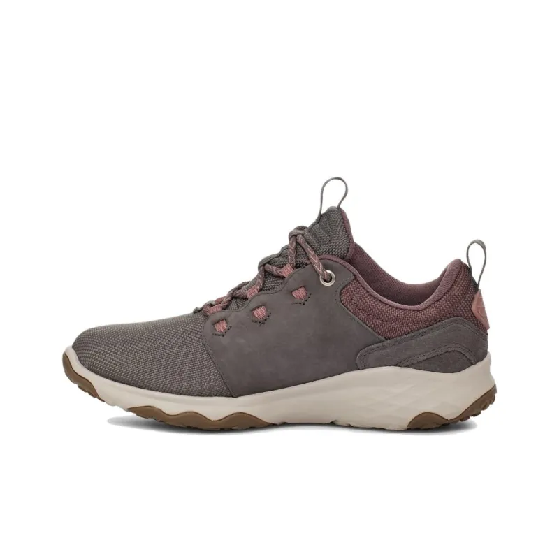 Teva Canyonview Cushioned Slip-Resistant Low-Top Trekking Shoes Women's Gray Pink-0