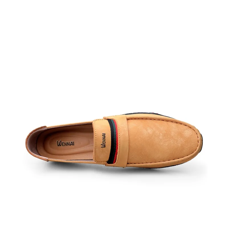 Wen Nai Casual Shoes Men's Yellow-4