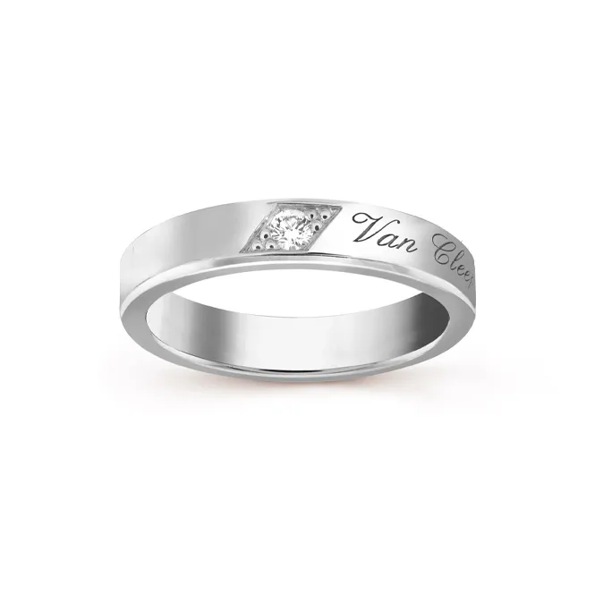 Van Cleef & Arpels Platinum Rings Unisex-0