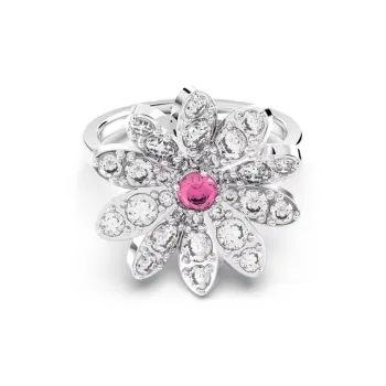 Swarovski Eternal Flower Rings Women's Silver