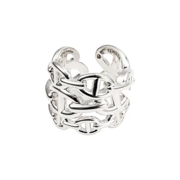 HERMES 925 Sterling Silver Rings Women's