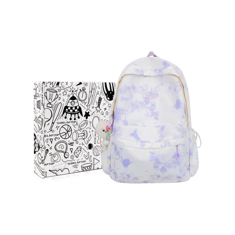 SURELAPTOP Nylon Backpack Computer Backpack Backpack Regular Unisex Multicolor-13