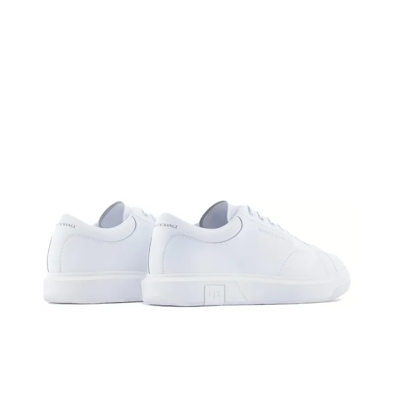 ARMANI EXCHANGE Low Top Skateboard Shoes Men's White-4