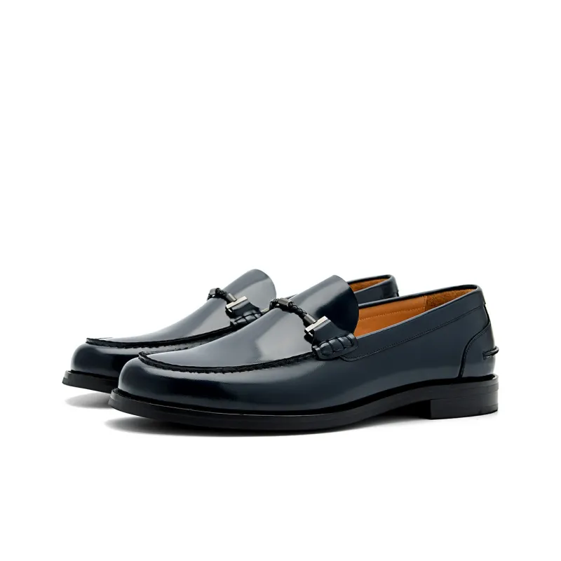 PEDRO Dress Shoes Men Low Top Black/Dark Blue-1