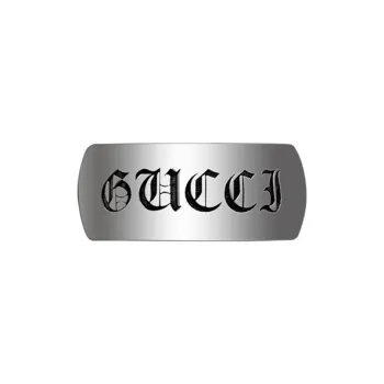 GUCCI 925 Sterling Silver Rings Men's Silver