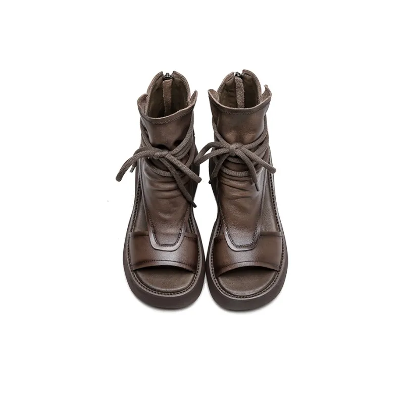 Yao Qia Roman Sandals 5cm Women's-7