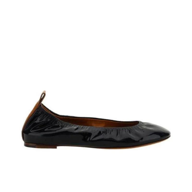 Lanvin Patent Leather Ballerina Shoes-1