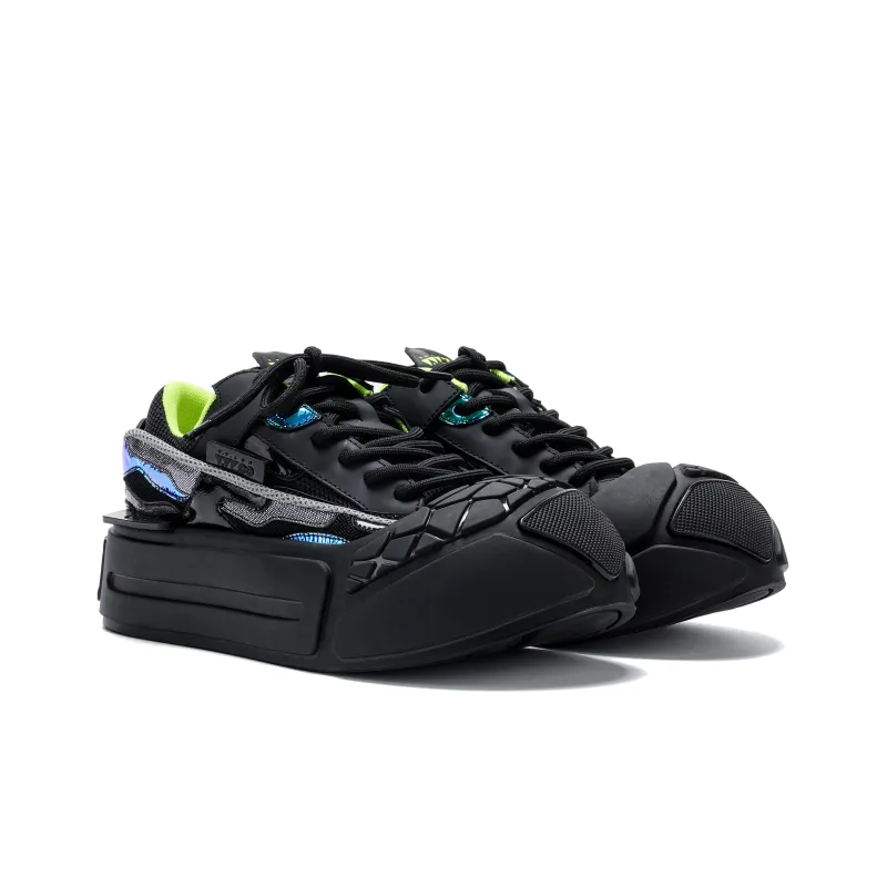 VINYVIOLA Slip Resistant Cushioning Wear Resistant Height Increasing Low Top Skateboard Shoes Women's-3