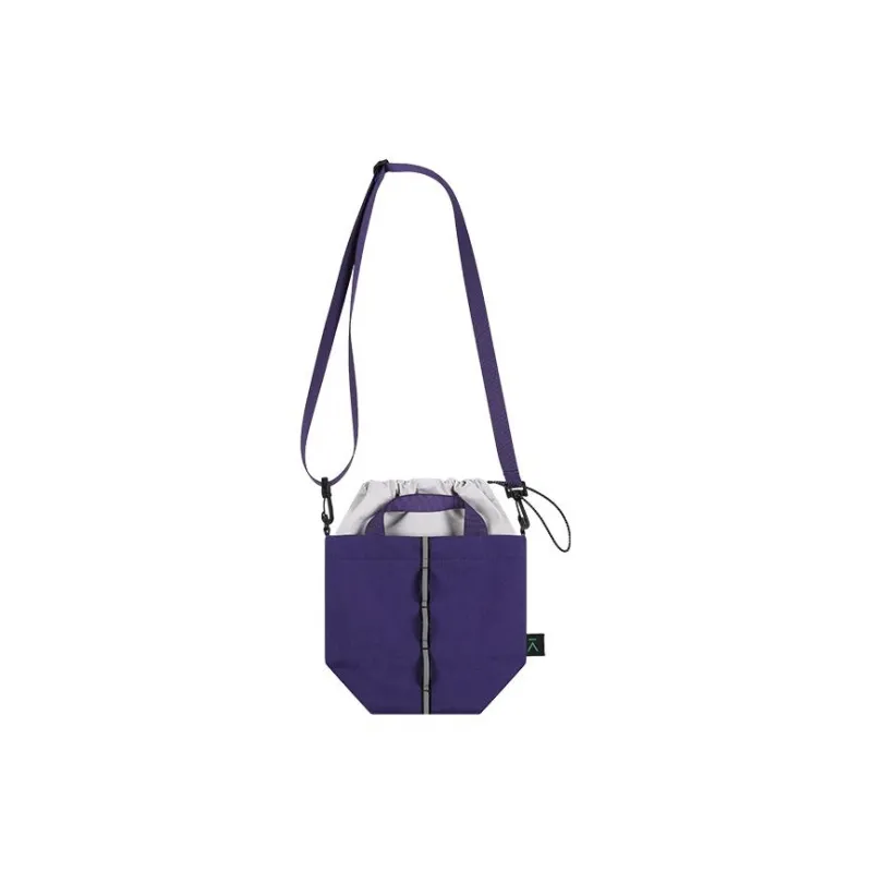 ACMEITEM Polyester Shoulder Bag Crossbody Bag Unisex Lake Blue/Gold Brown/Gray Green/Dark Purple/Army Green/Black-6