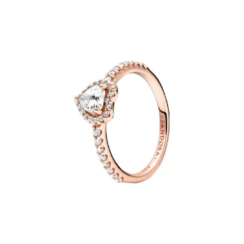 Pandora Copper Silver Alloy Rings Women's Rose Gold