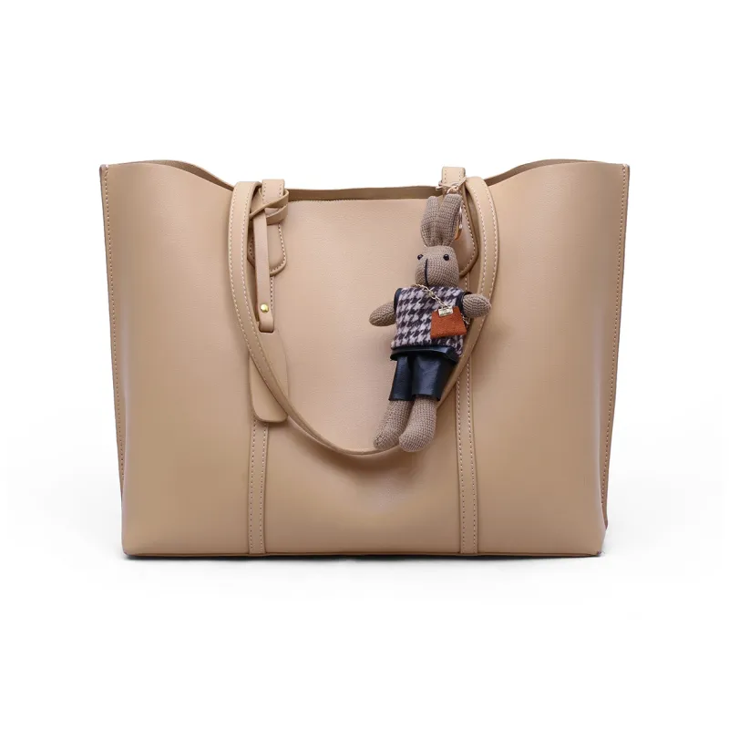 PT'SON Cow Leather Tote Bag Shoulder Bag Regular Women's-13