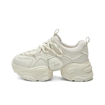 KEKAFU Anti Slip And Wear Resistant Breathable Low Top Chunky Sneakers Women's