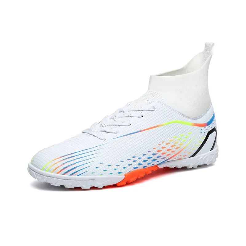 GERTOP Cushioning Anti-Slip Wear-Resistant Breathable Balance Lightweight Soccer Shoes Unisex-27
