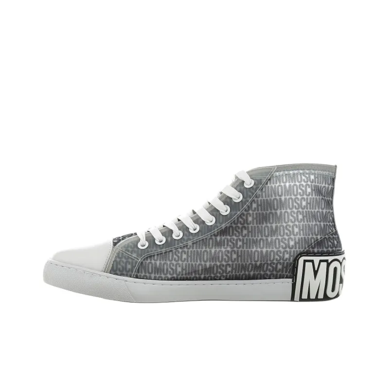 MOSCHINO Lost And Found Web Lace Up Sneakers-0