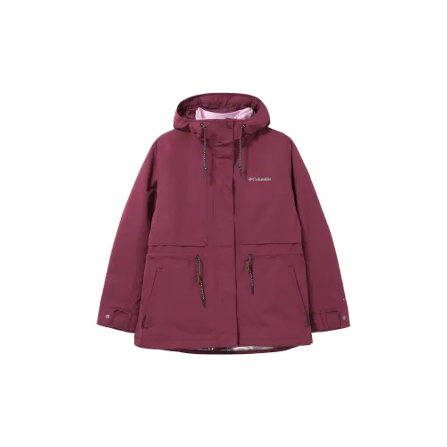 Columbia Windbreaker Jackets Women's Dark Purple