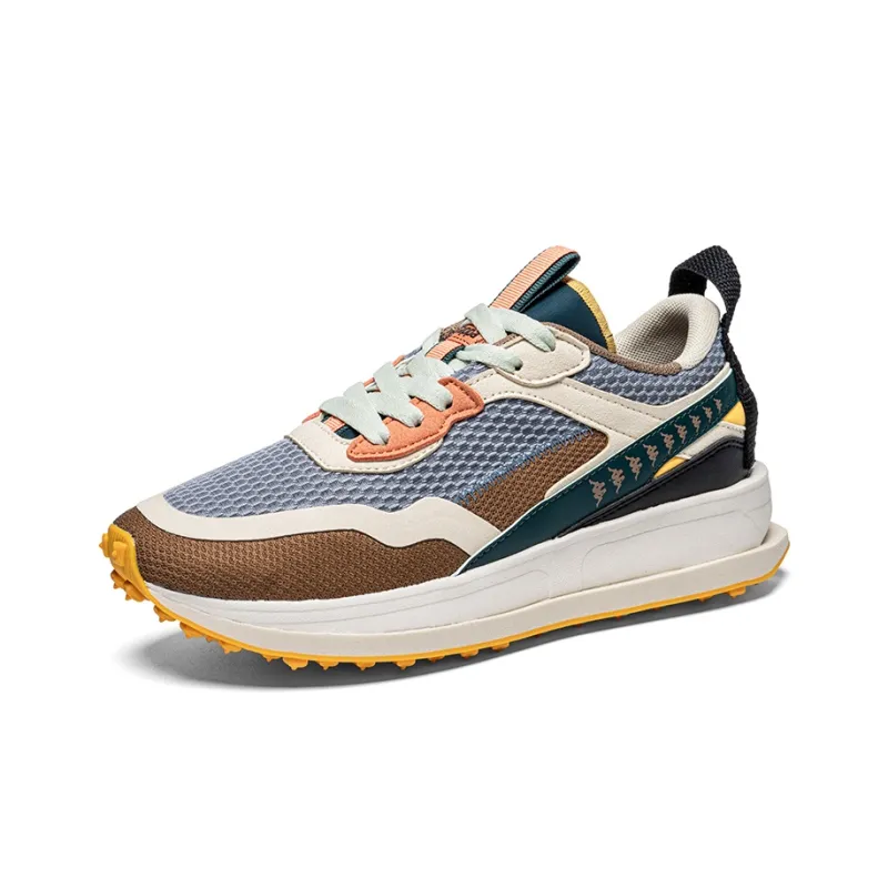 Kappa Slip Resistant, Abrasion Resistant, Breathable Low Top Casual Running Shoes Unisex Beige Yellow-2