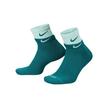 Nike Mid Calf Socks Men's 1 Pack Crystal Cave Water Duck Cyan/Ice Emerald Green