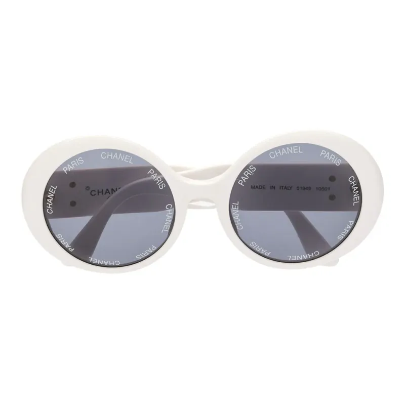 CHANEL 1993 Cc Logo Round frame Sunglasses-1